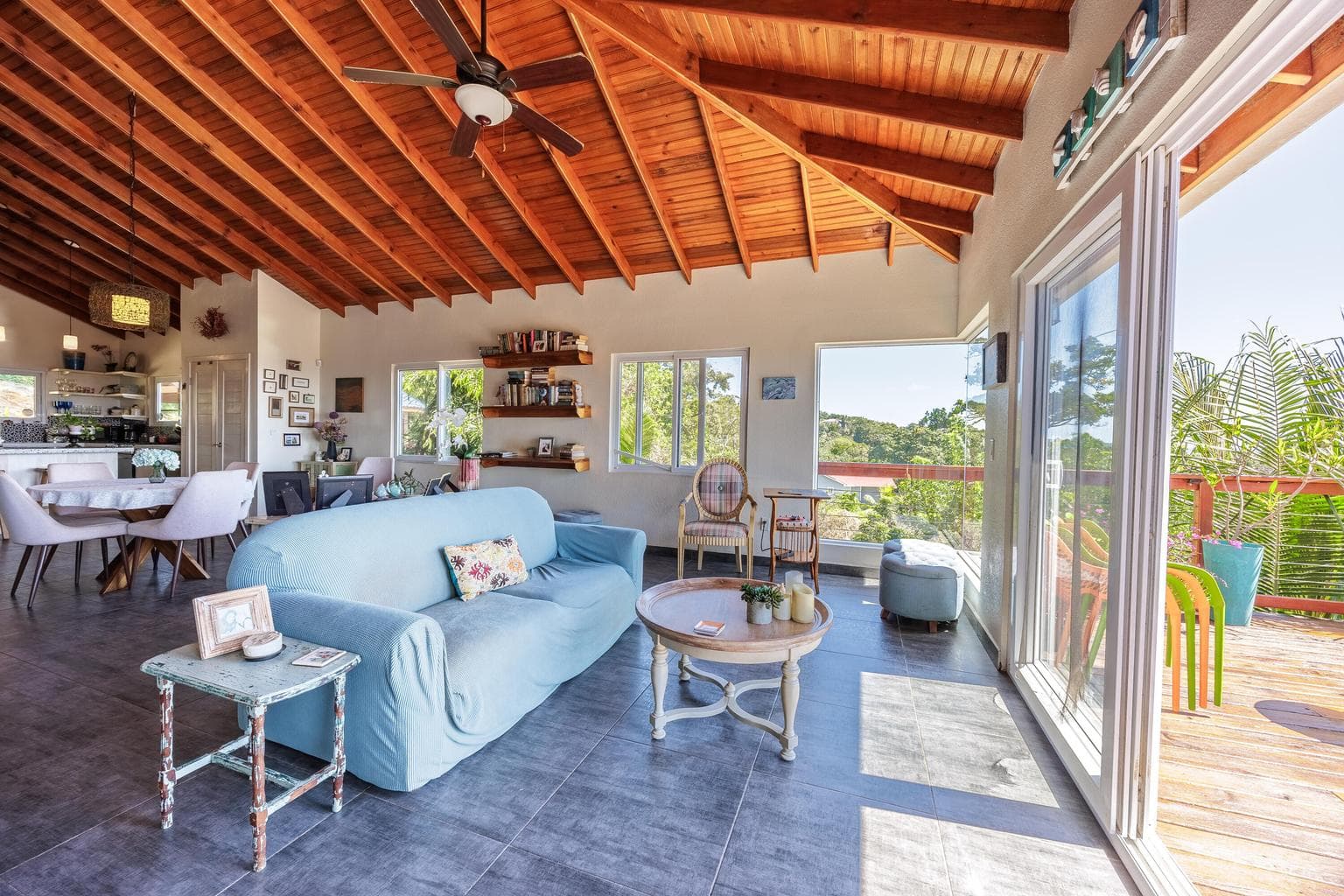 Open-concept living room